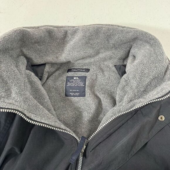 Nautica Men’s Zip Up Fleece Lined Jacket Size XL Nylon Blend - Picture 12 of 15